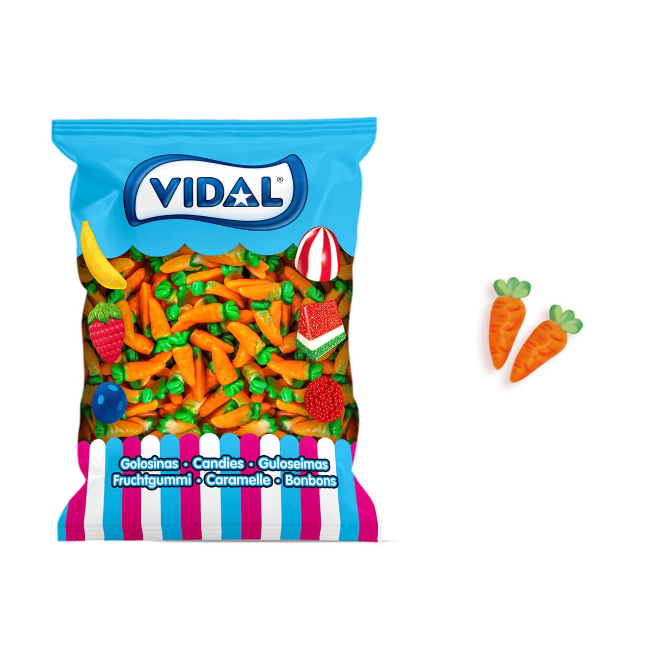 Vidal Cenouras Bolsa 1 kg