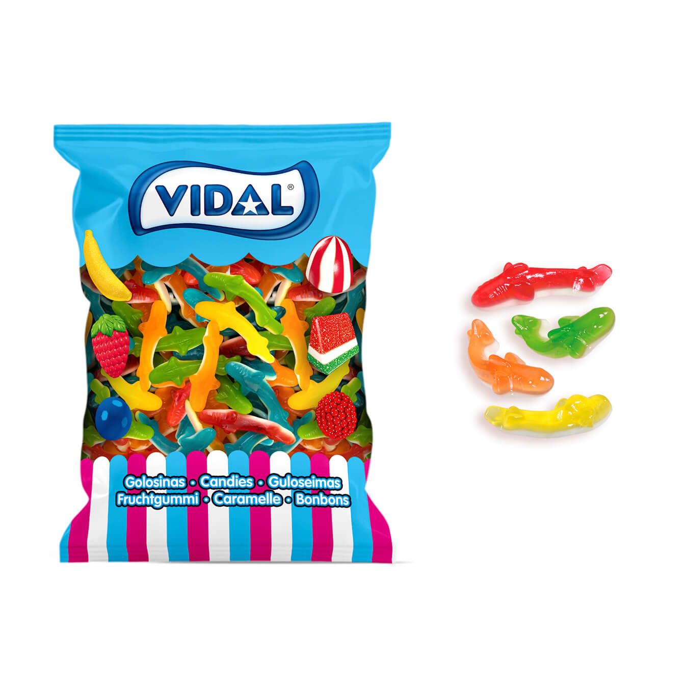 Vidal Tubarões Jelly Bolsa 1 kg