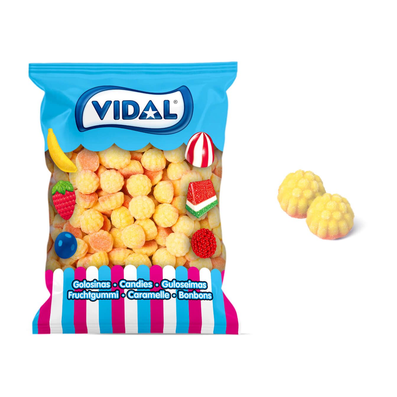 Vidal Beijos Natillas bolsa 250 Uds
