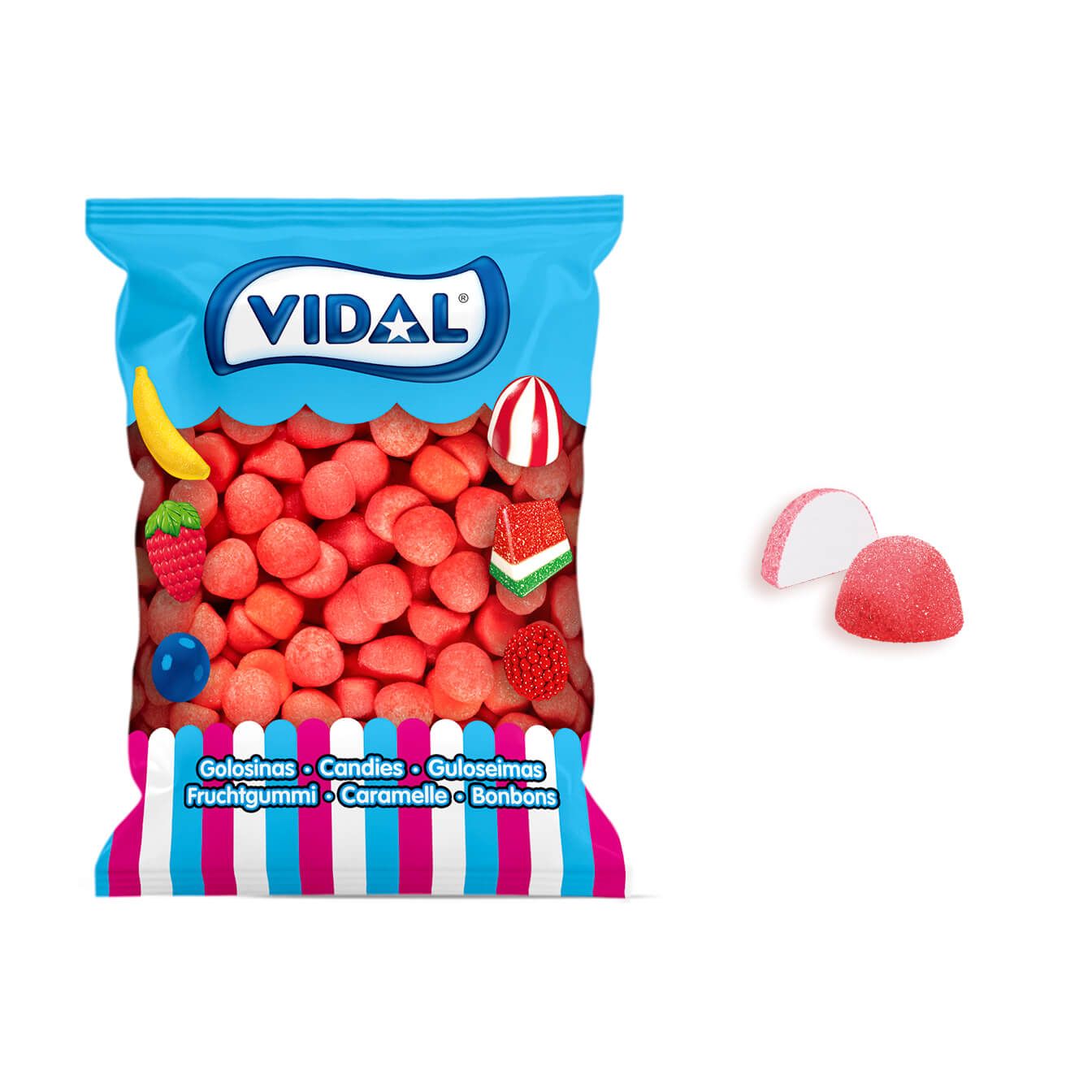 Vidal Fresas Crunch bolsa 1 kg