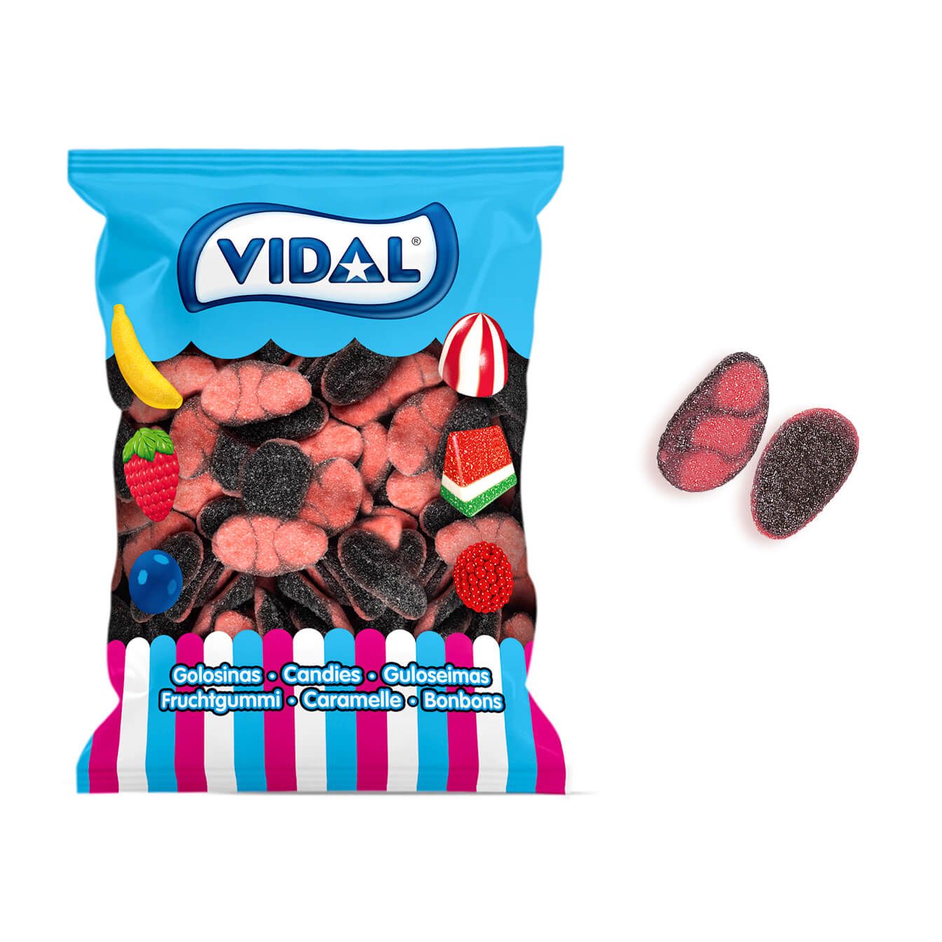 Vidal Mexilhões Picantes Bolsa 250 Uds