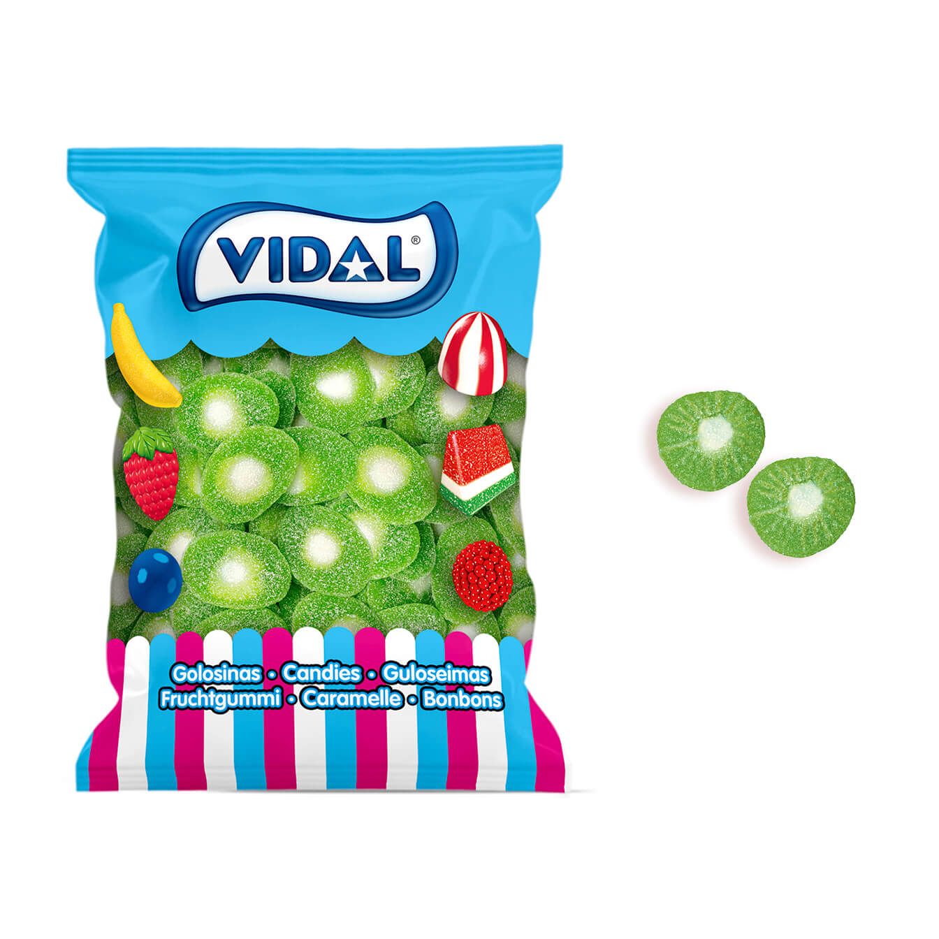 Vidal Pica Rodajas Kiwi Bolsa 250 Uds