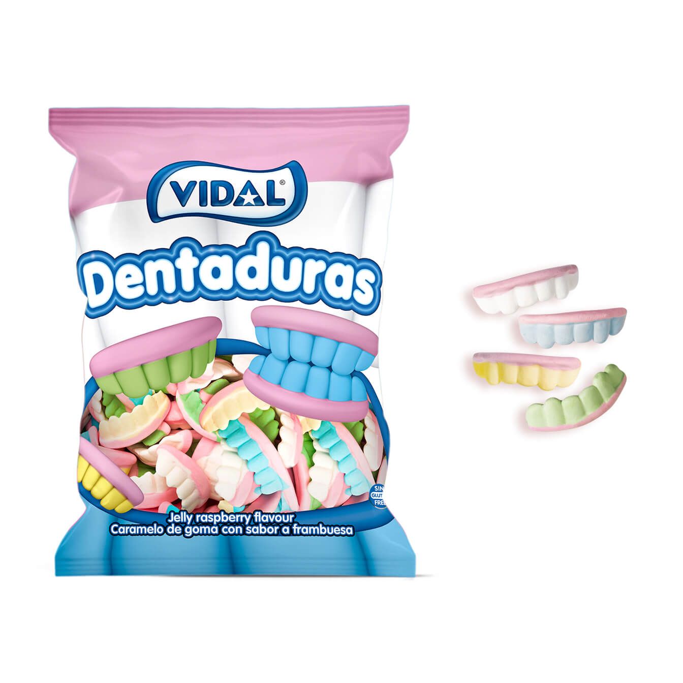Vidal Dentaduras Cores Bolsa 250 Uds