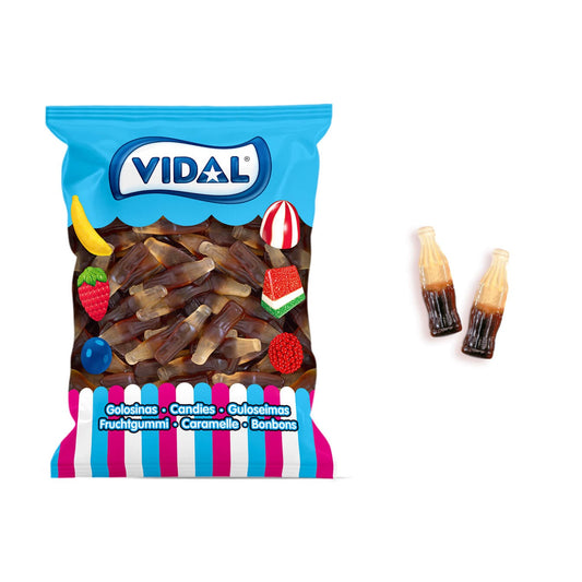 Vidal Garrafas Cola Jelly Bolsa 1 kg