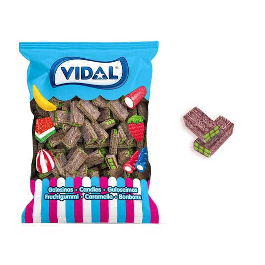 Vidal Ladrilhos Recheados Pica Cola Bolsa 250 Uds