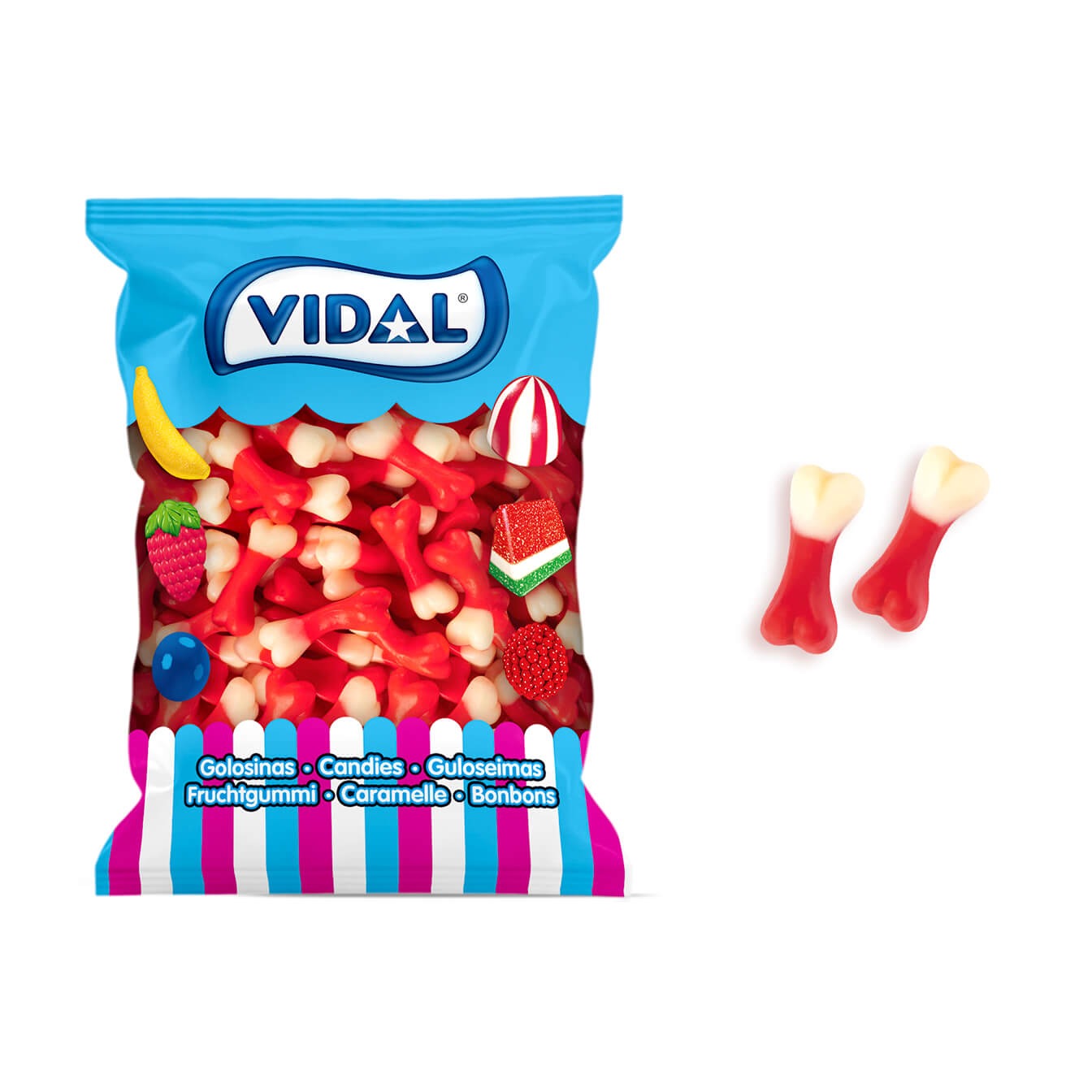 Vidal Ossos Jelly Bolsa 1 kg