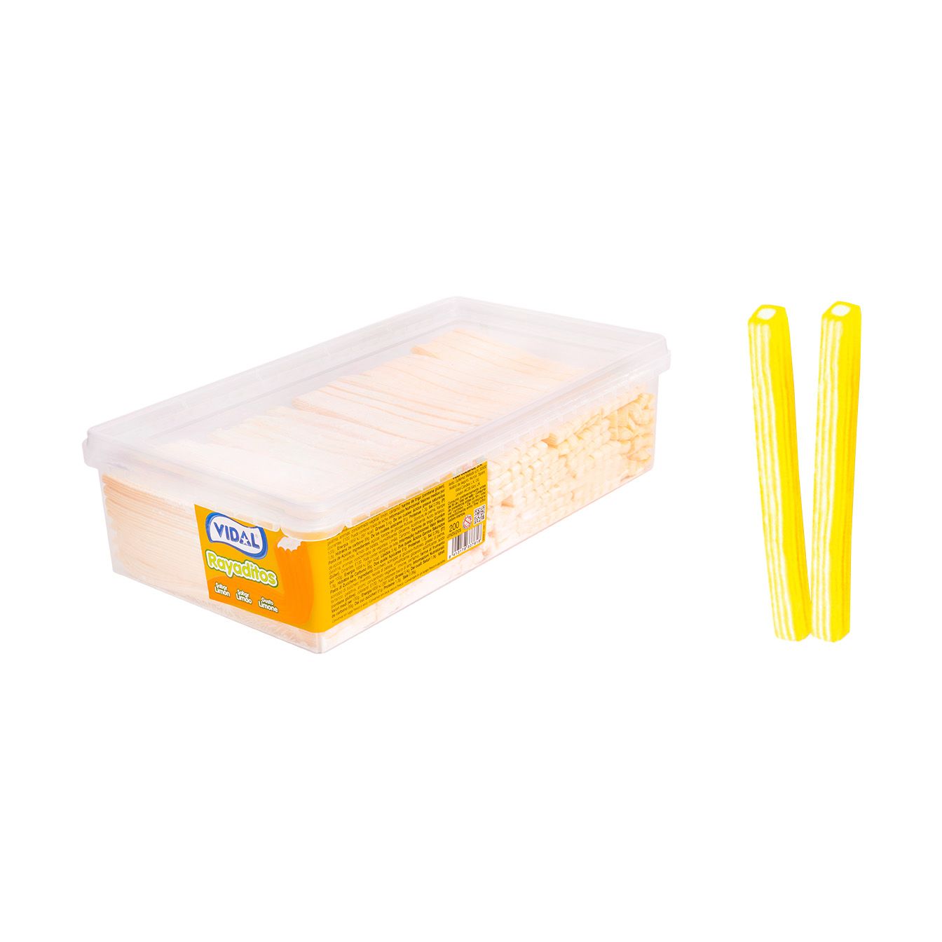 Vidal Rayaditos Limão Bandeja 200 Uds