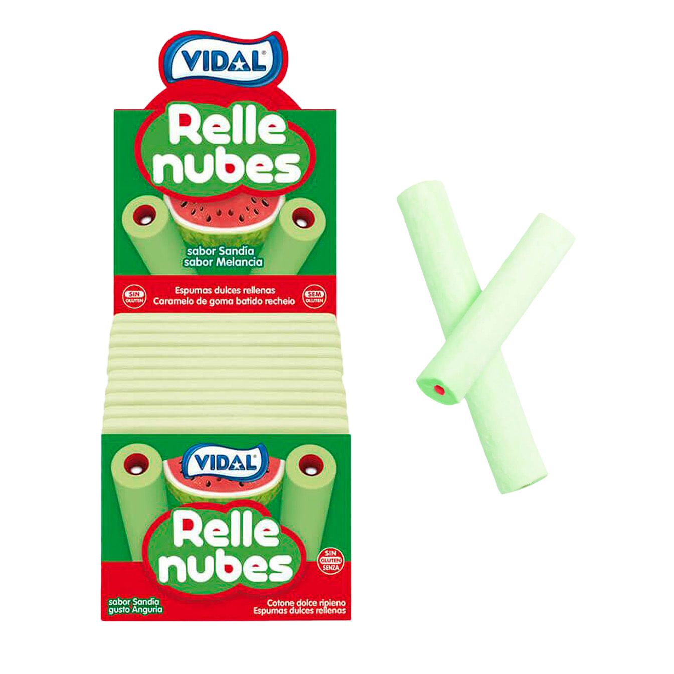 Vidal Rellenubes Melancia Embalagem 75 Uds