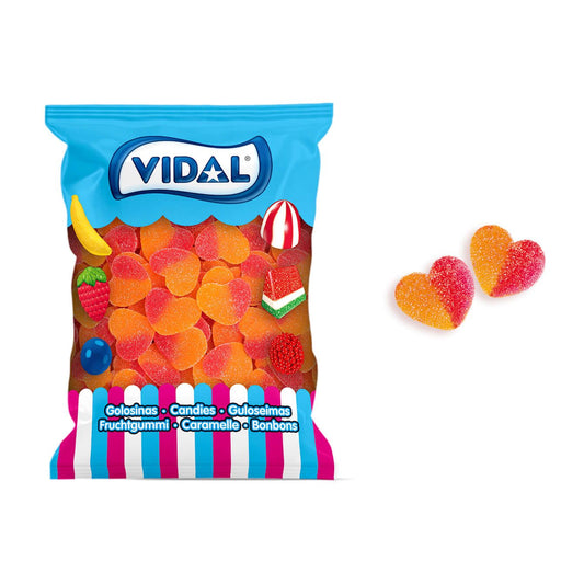 Vidal Corações de Pêssego saco 1 kg