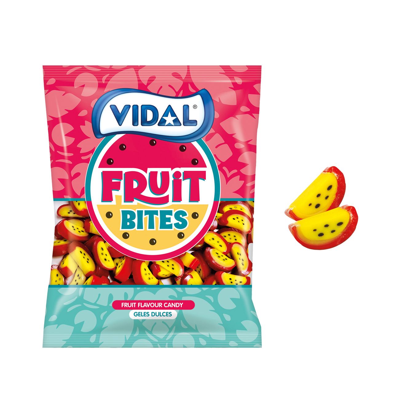Vidal Fruit Bites Maracujá Bolsa 250 Uds