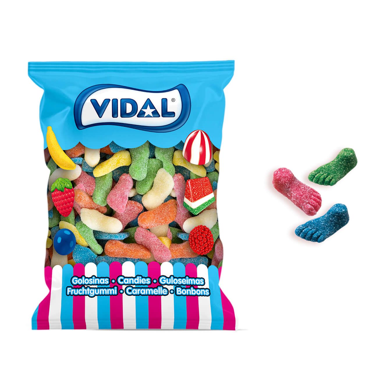 Vidal Pés Ácidos Bolsa 250 Uds