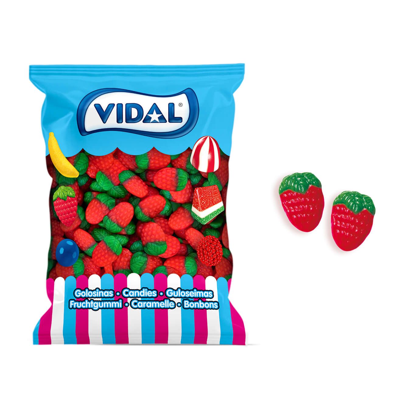 Vidal Morangos Silvestres Bolsa 250 Uds